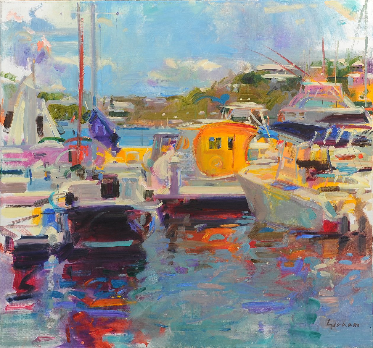 Yachts des Bermudes - Peter Graham (Contemporary)