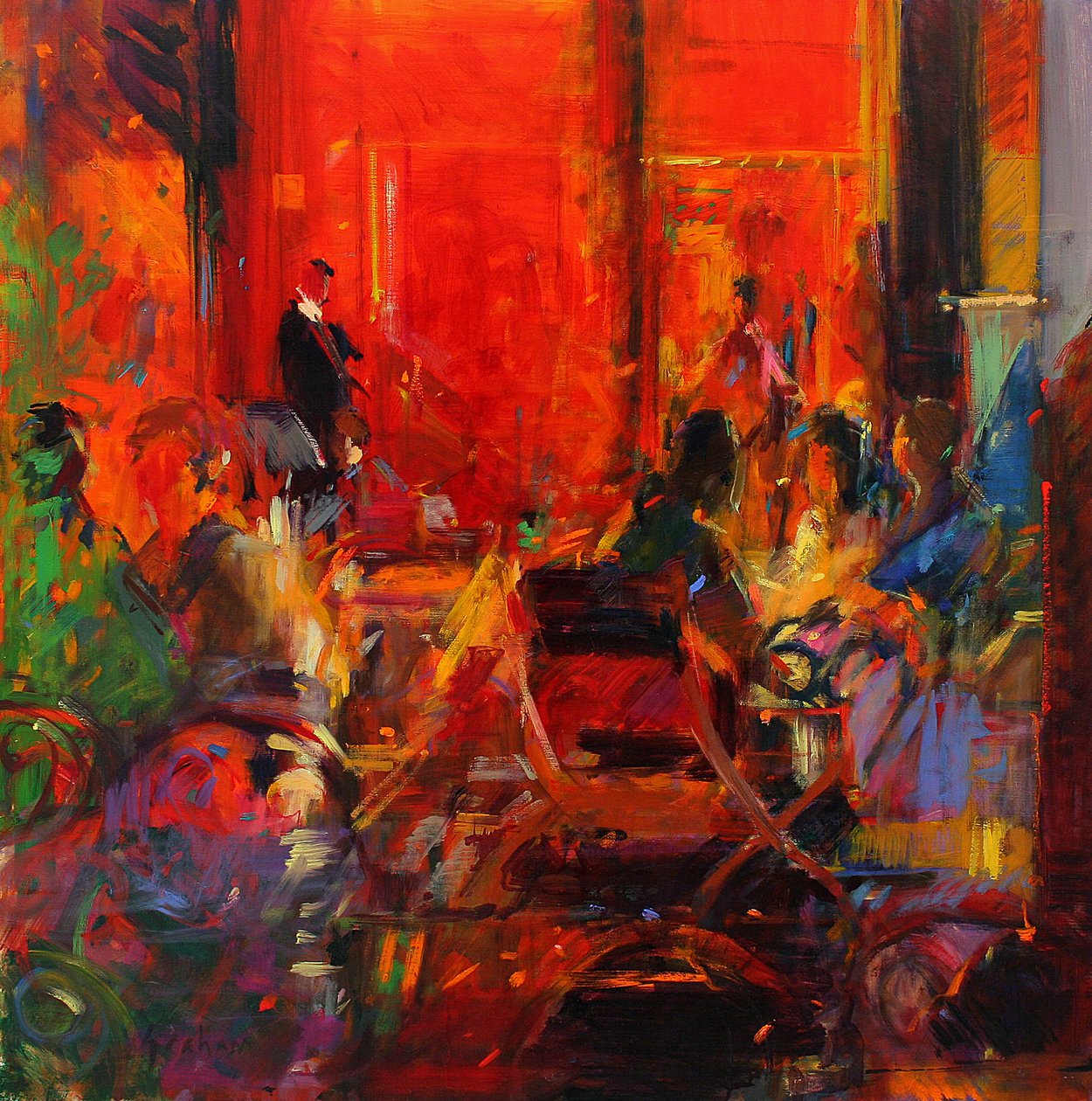 Grand Café, Céret - Peter Graham (Contemporary)