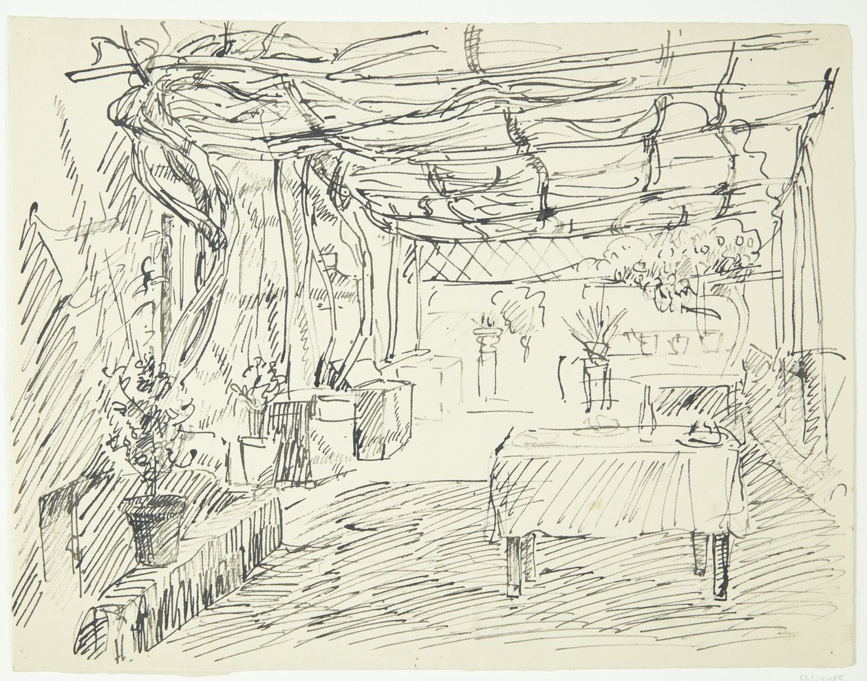 Pergola à Pompéi - Peter Hansen