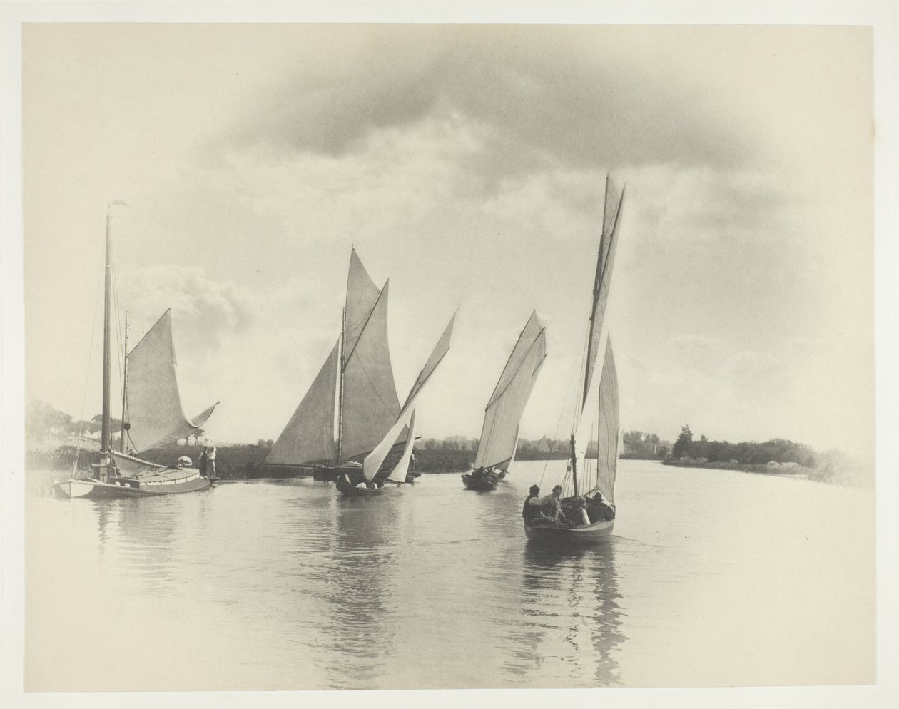 Une régate à Horning - Peter Henry Emerson