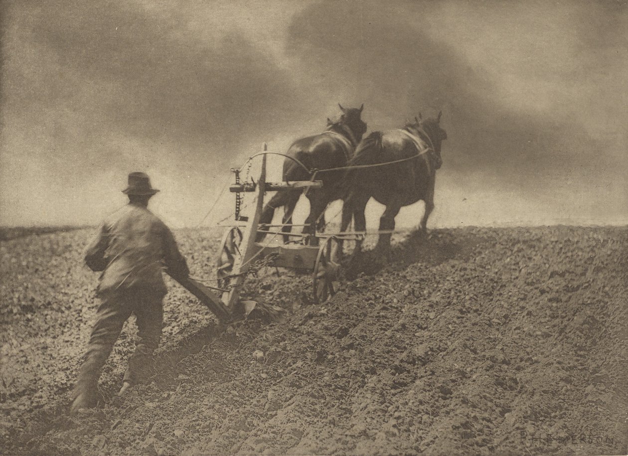 Une traction raide. [Suffolk.] - Peter Henry Emerson