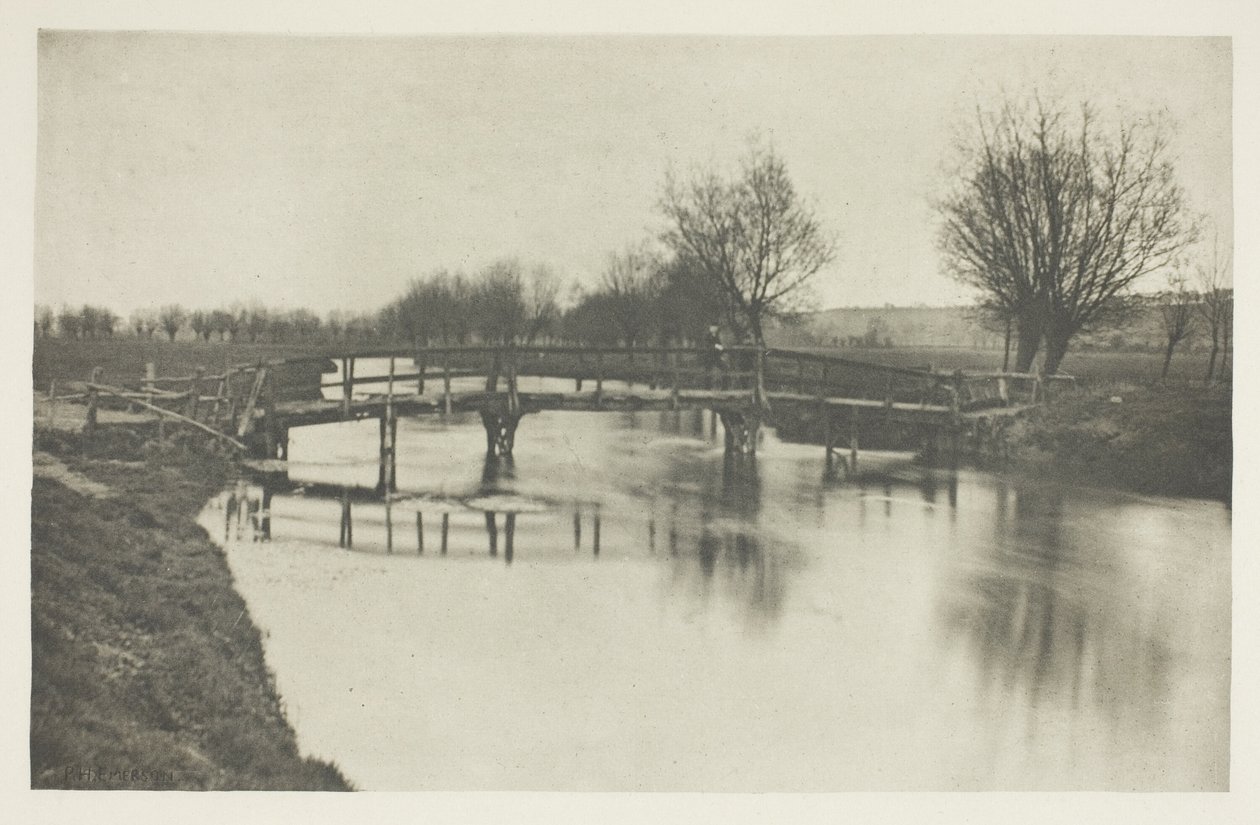 Passerelle près de Chestnut - Peter Henry Emerson