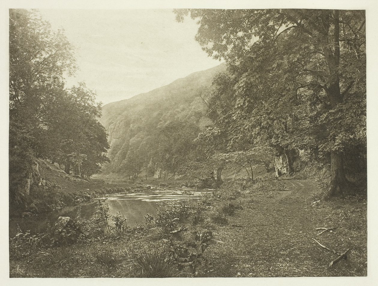 À Dove Dale - Peter Henry Emerson