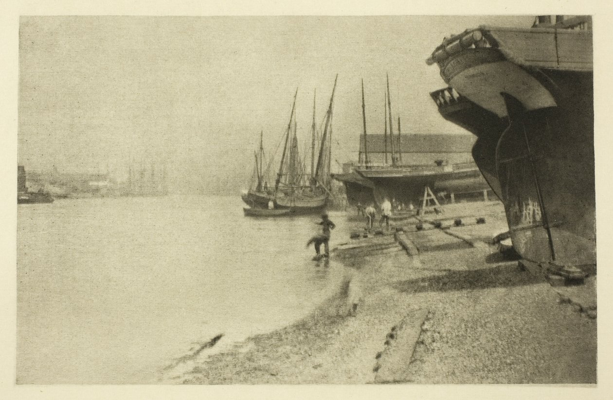 Dans la rivière Yarmouth - Peter Henry Emerson