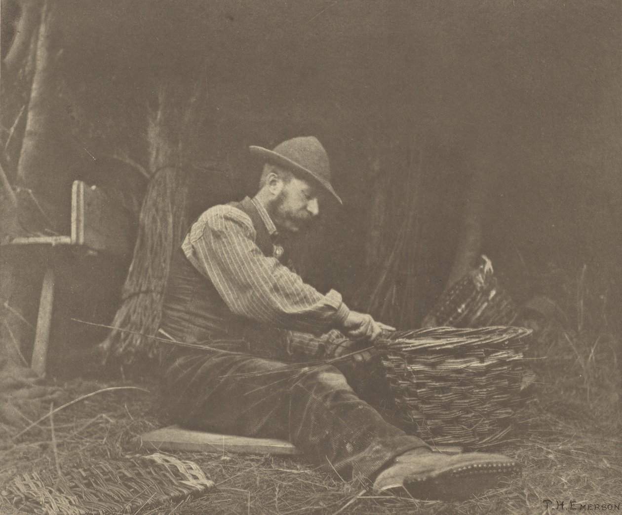 Le fabricant de paniers. [Norfolk.] - Peter Henry Emerson