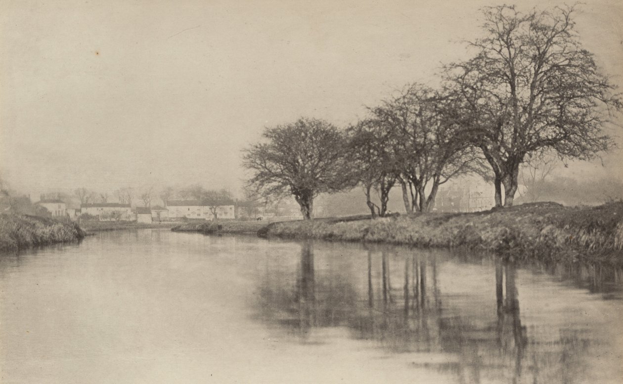 Le village au bord de la rivière - Peter Henry Emerson