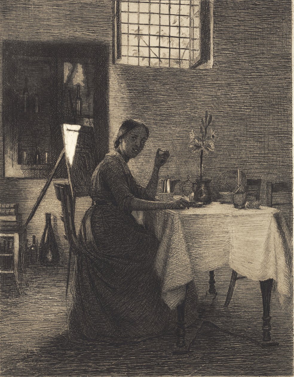 Au café du matin - Peter Vilhelm Ilsted