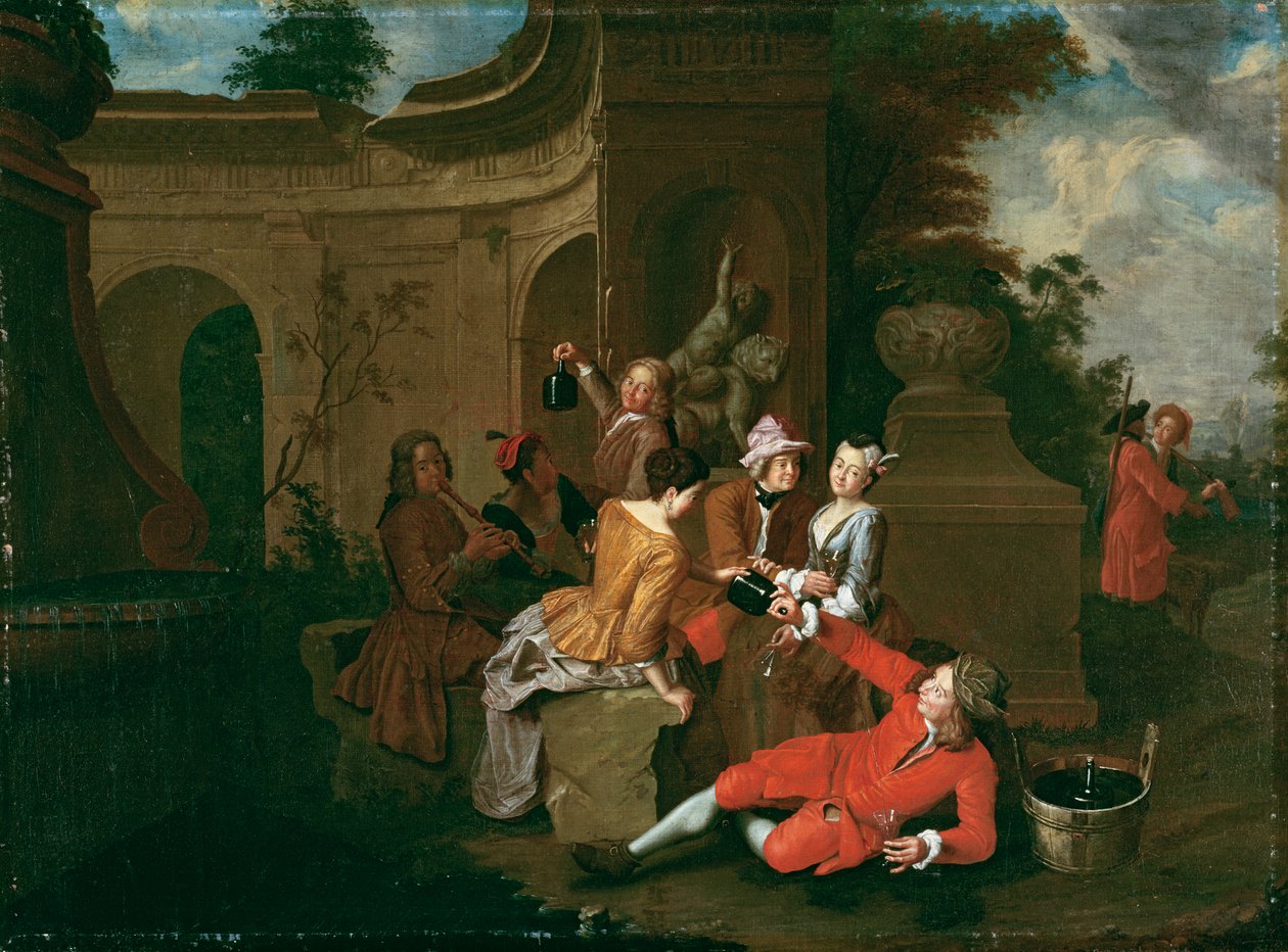 Pique-nique dans le parc - Peter Jacob Horemans