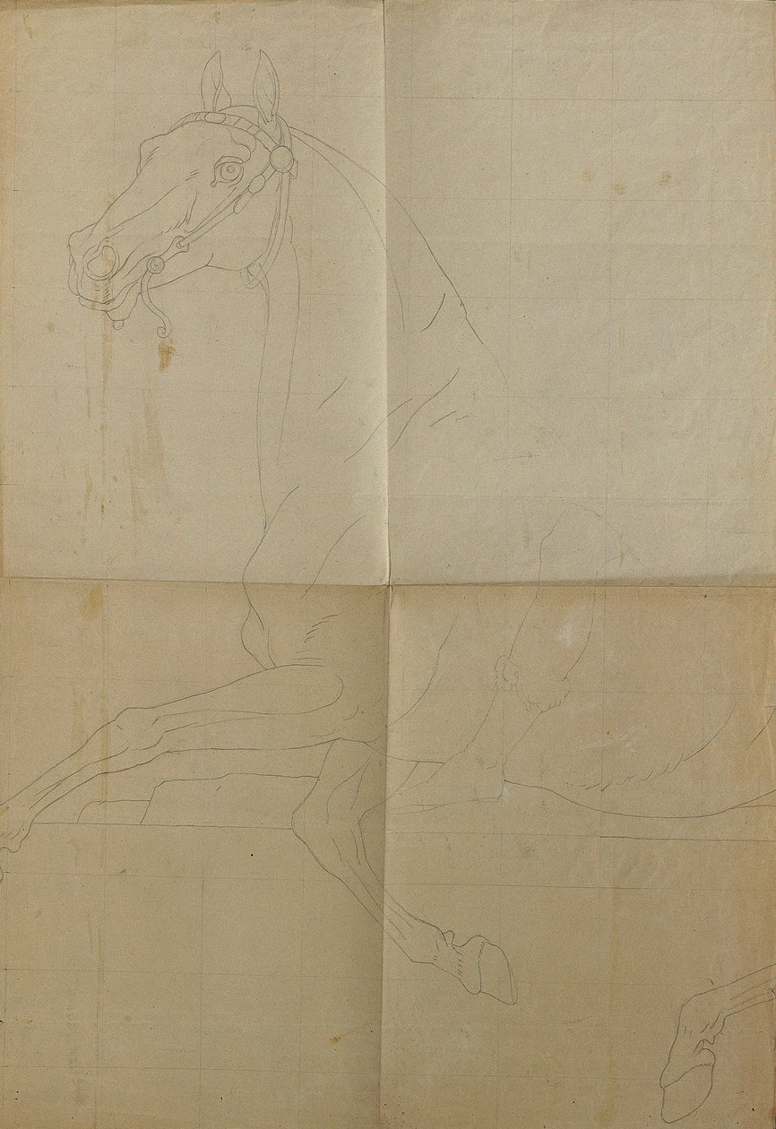 Dessin de contour pour "Rüdiger et Angelika - Peter Krafft