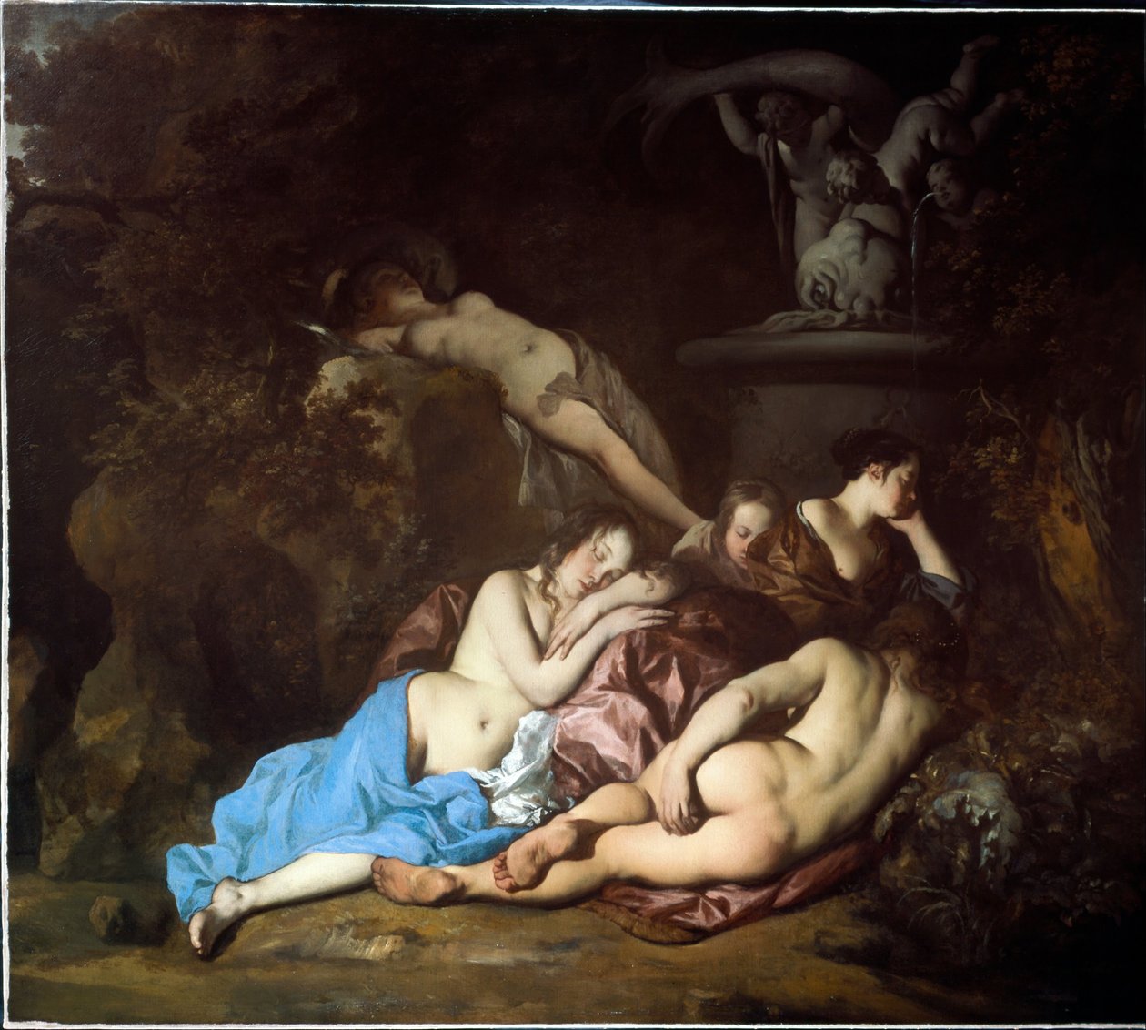 Nymphes au bord d