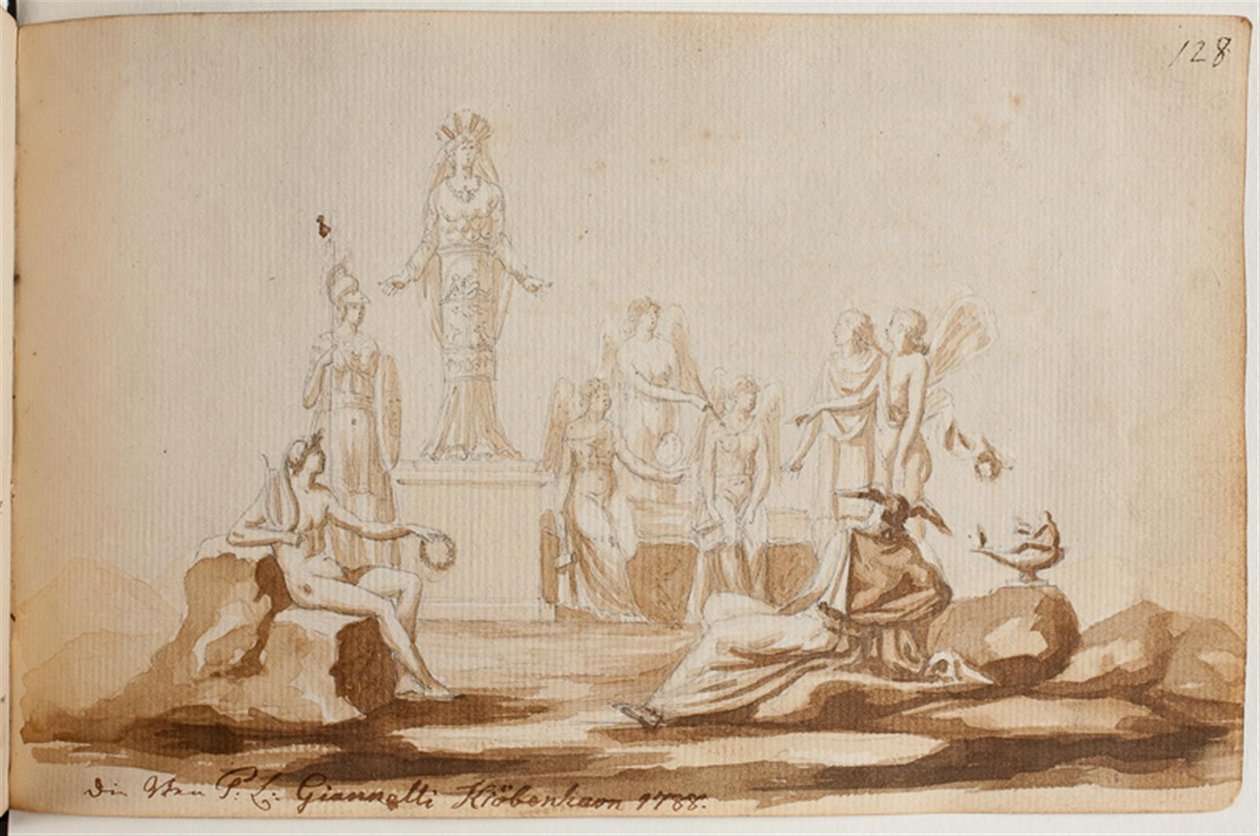 Allégorie avec figures - Peter Leonhard Gianelli