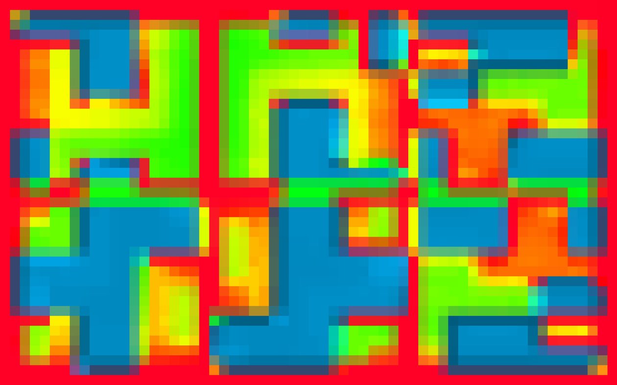 RED BORDELINE, 2014 - Peter McClure