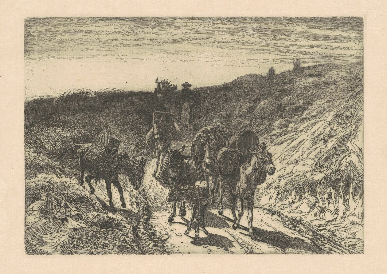 Le Train des Burrow, Nouveau-Mexique - Peter Moran