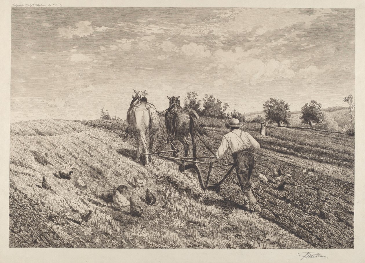 Le laboureur - Peter Moran