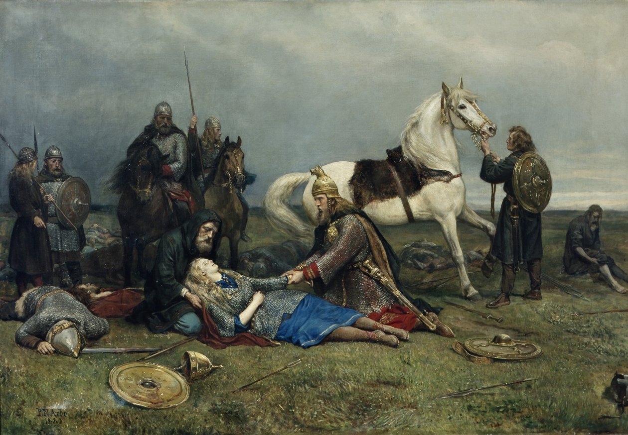 La Mort de la Valkyrie - Peter Nicolai Arbo