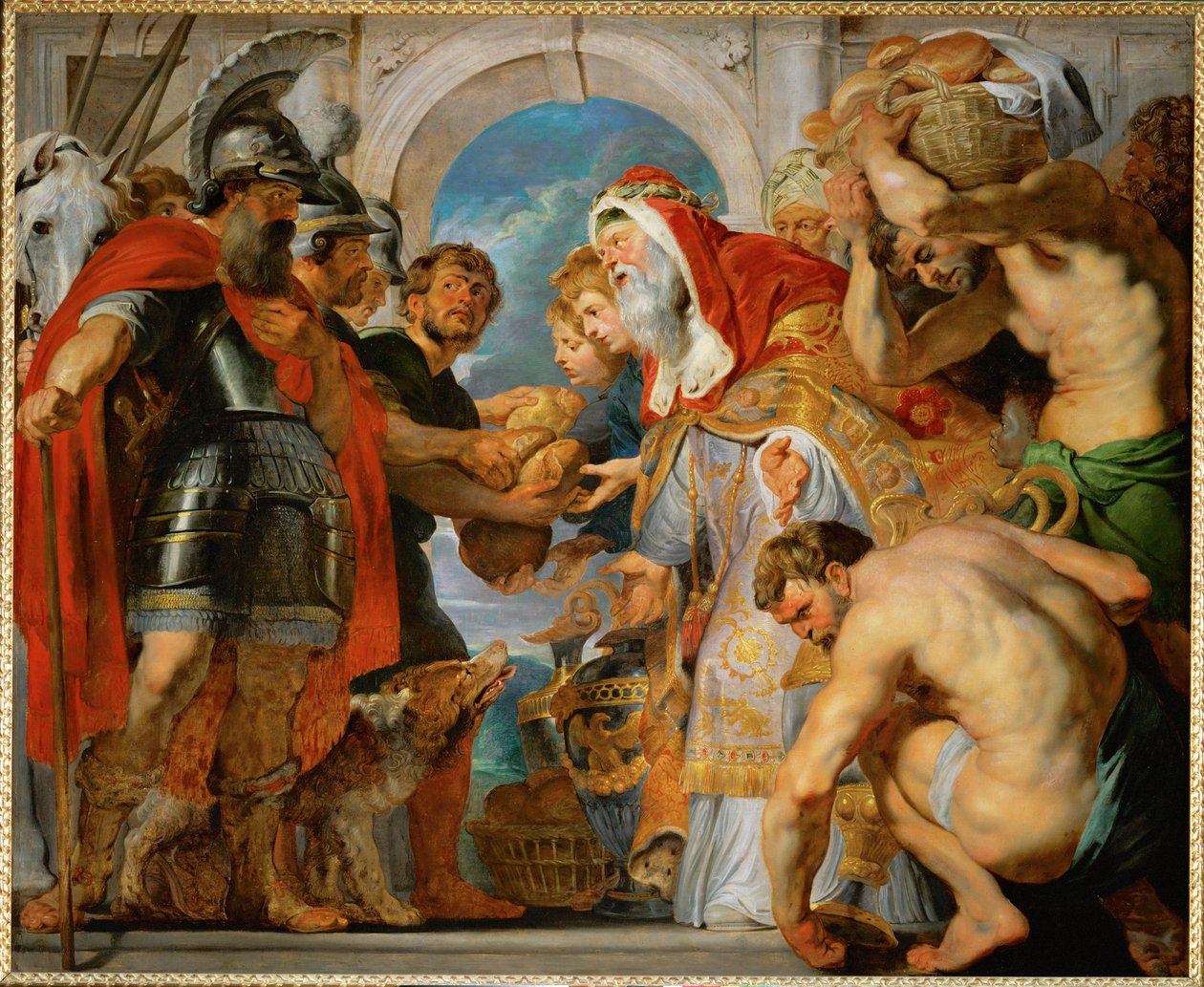 Abraham et Melchisédech (huile sur toile) - Peter Paul Rubens