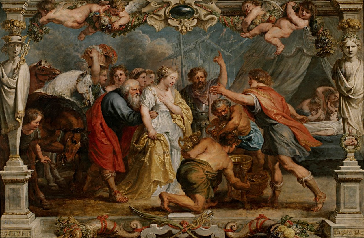Briseis rendue à Achille - Peter Paul Rubens
