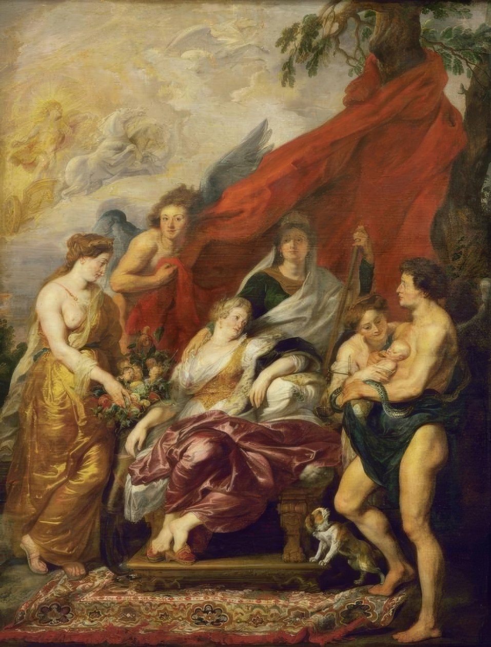 La naissance de Louis XIII - Peter Paul Rubens