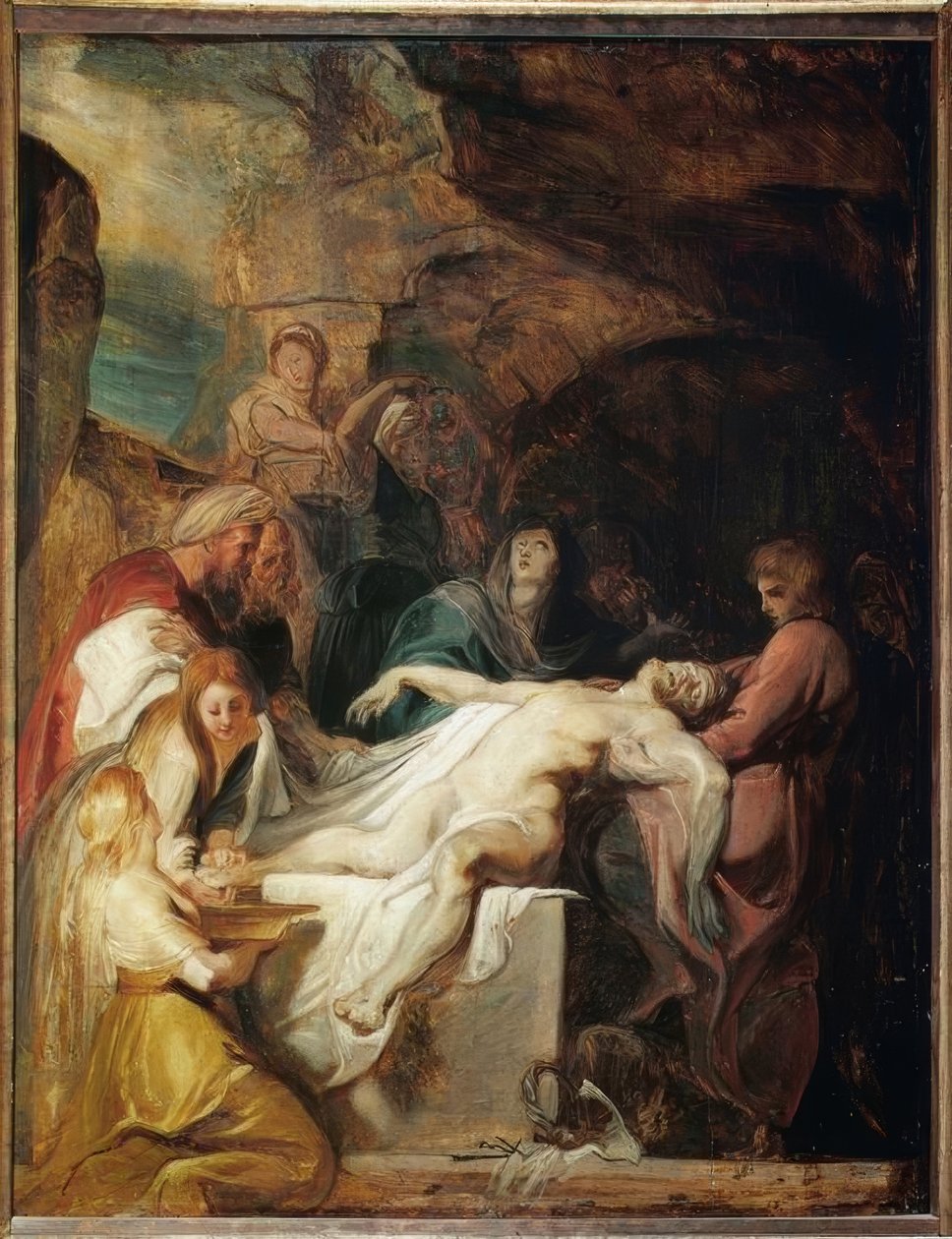 La Mise au tombeau du Christ - Peter Paul Rubens