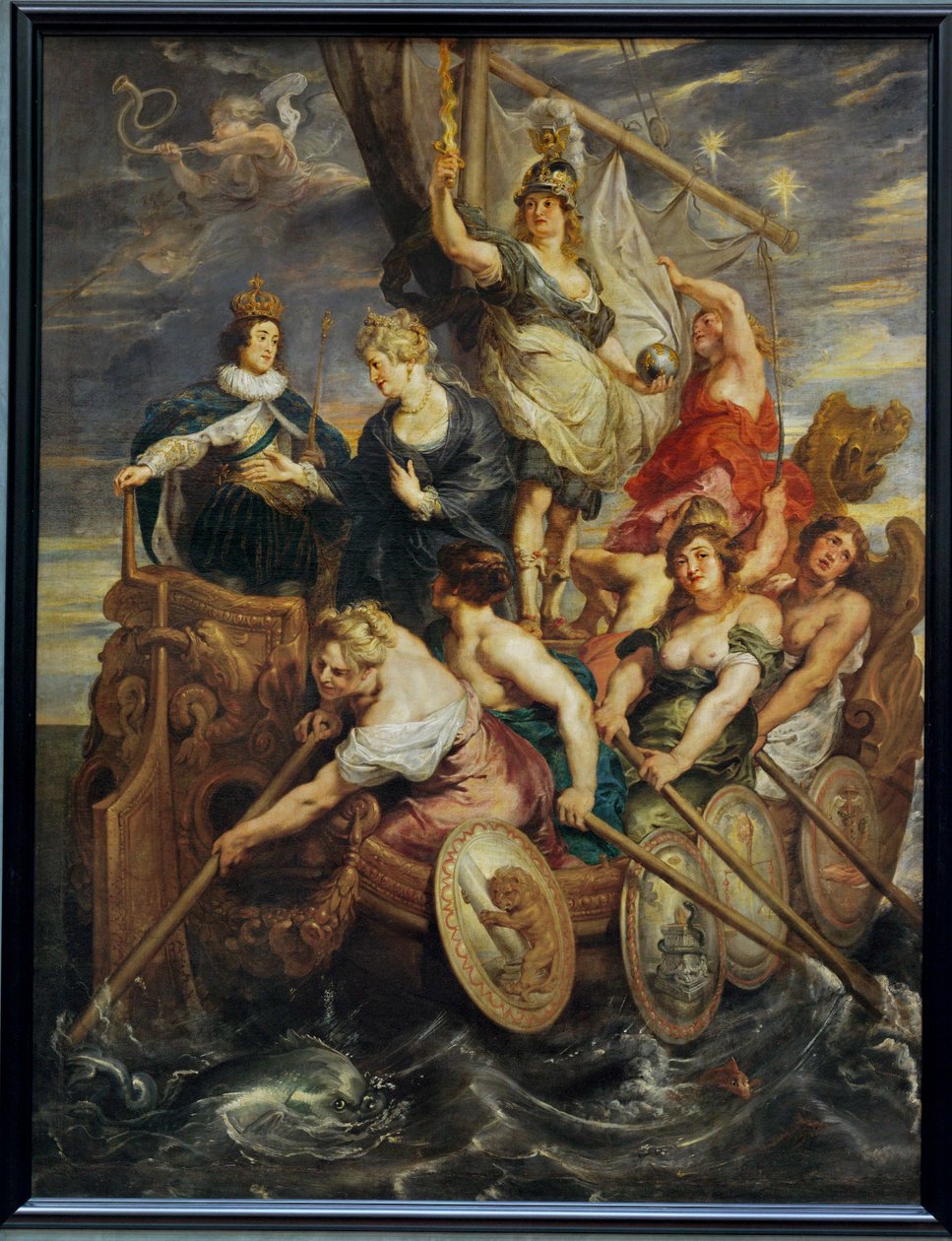 La Majorite de Louis XIII - Peter Paul Rubens