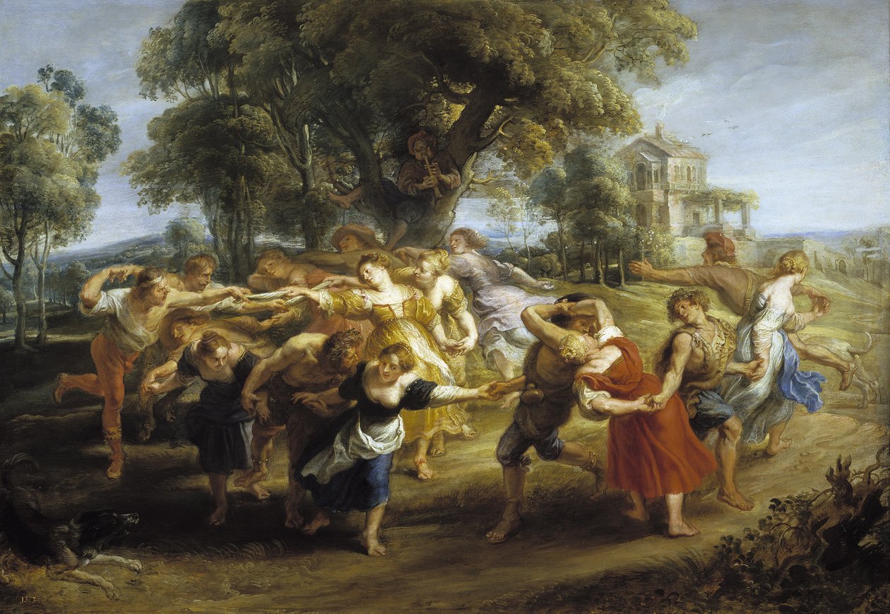 Danse paysanne, 1630-1635 - Peter Paul Rubens