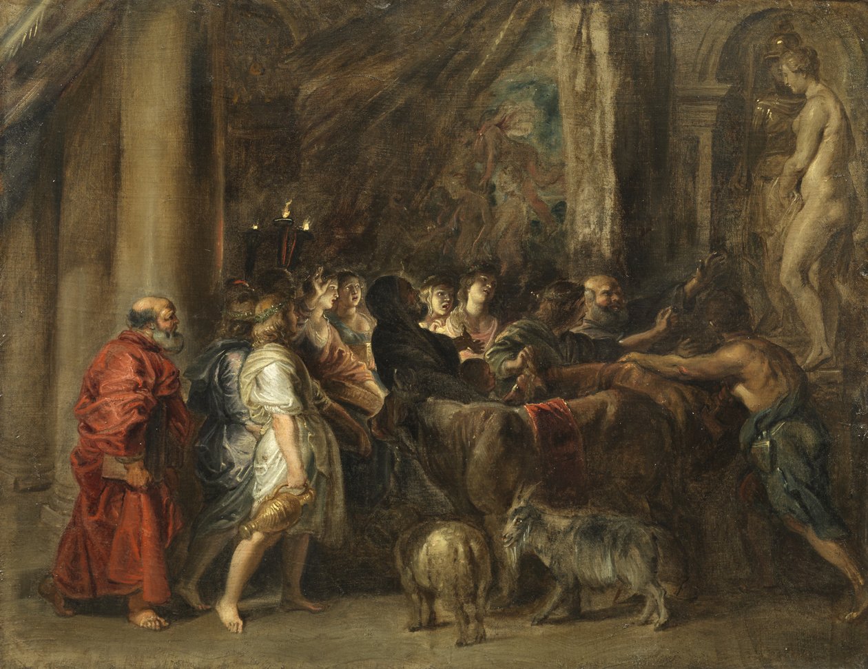 Sacrifice dans un temple - Peter Paul Rubens