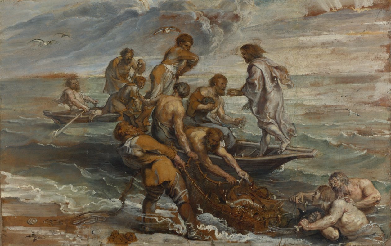 La Pêche Miraculeuse, 1618-1619 - Peter Paul Rubens