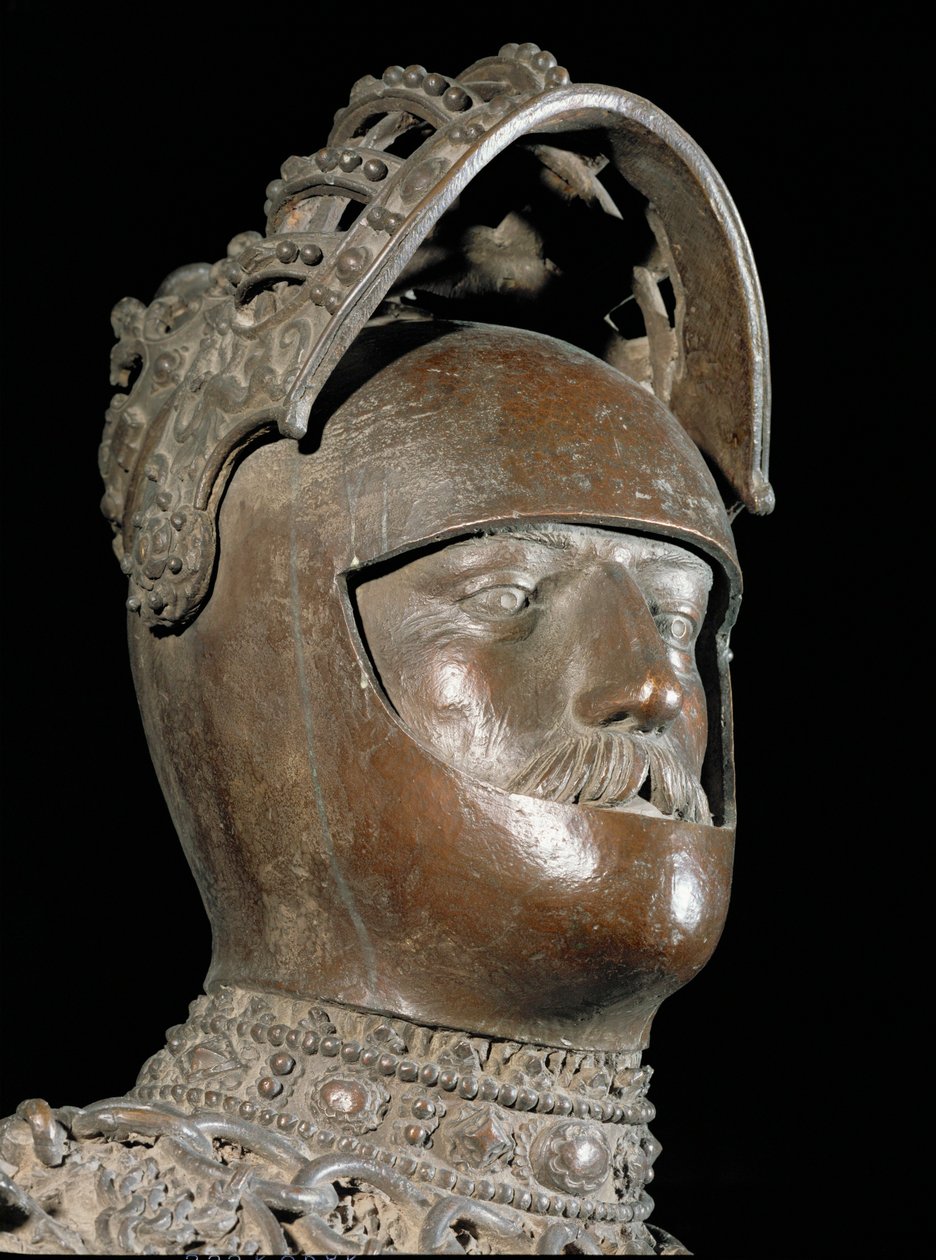 Roi Arthur de Grande-Bretagne (bronze) - Peter the Elder Vischer
