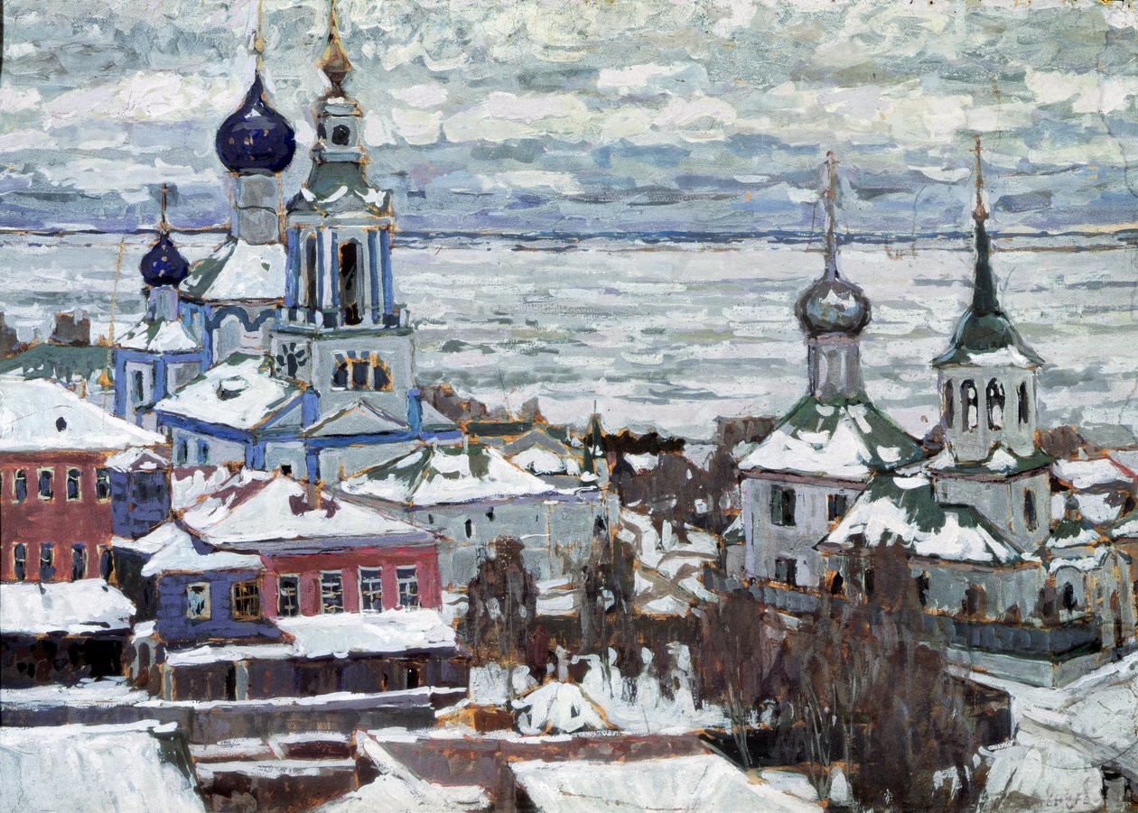 Rostov en hiver - Petr Ivanovic Petrovichev
