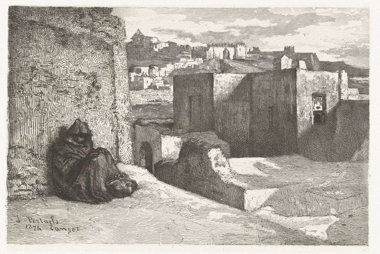 Vue de Tanger - Petrus Johannes Arendzen (attributed to)