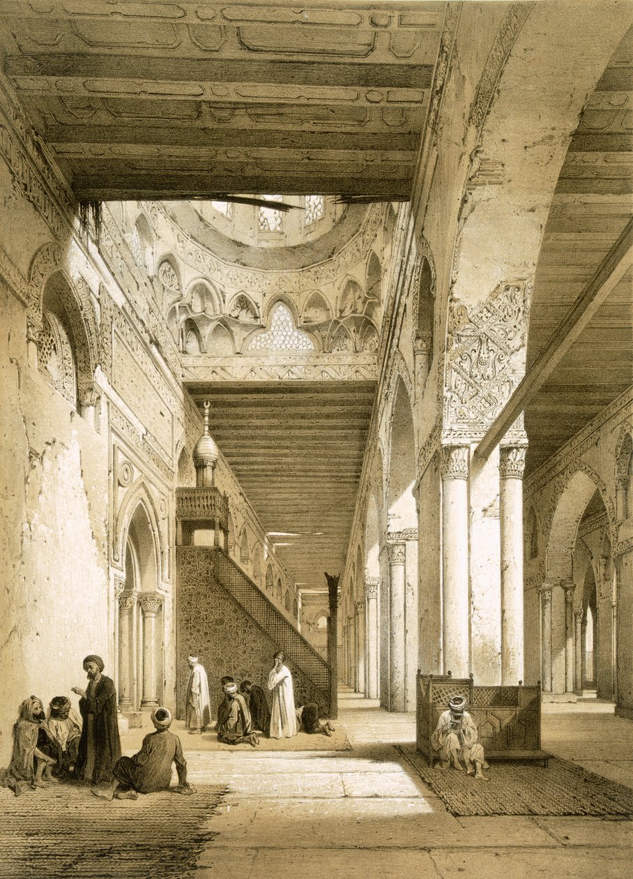 Intérieur de la Maqsourah dans la mosquée du 9ème siècle d