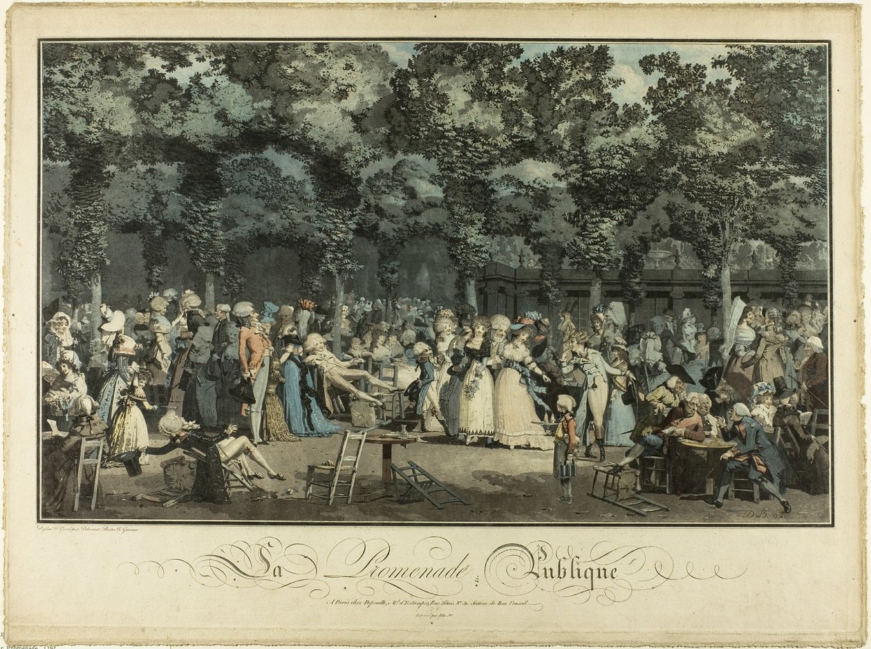 Promenade publique - Philibert Louis Debucourt
