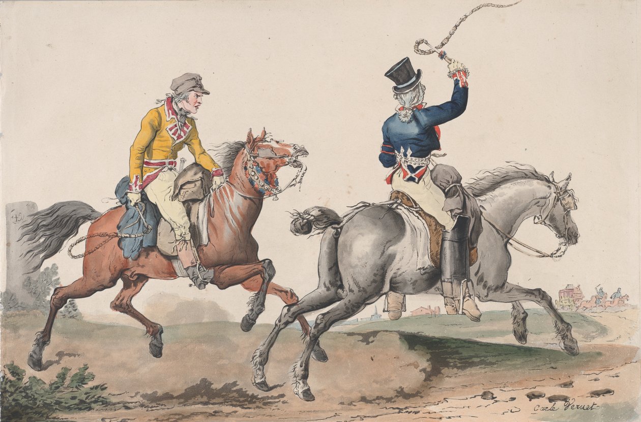Route de poste, 1817 - Philibert Louis Debucourt