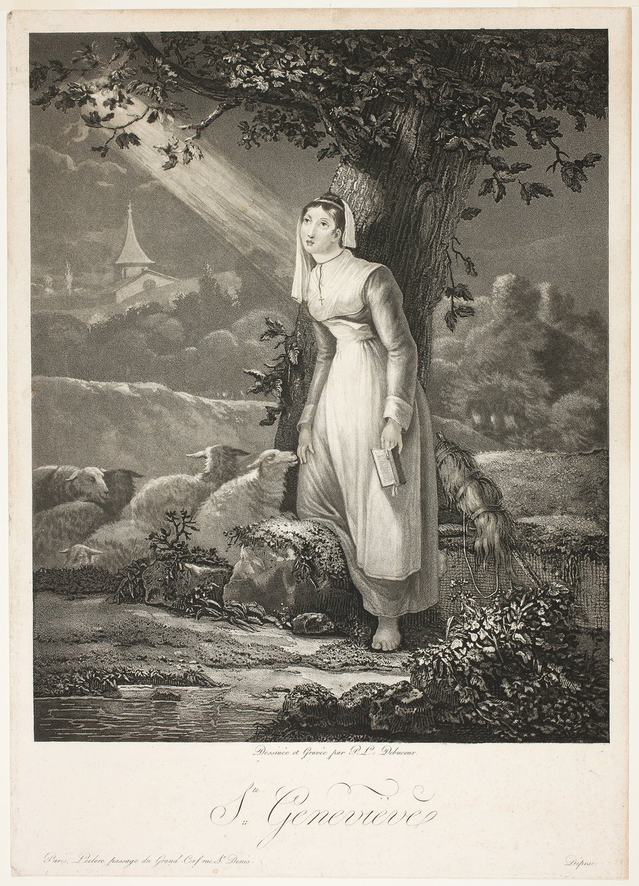 Sainte Geneviève - Philibert Louis Debucourt