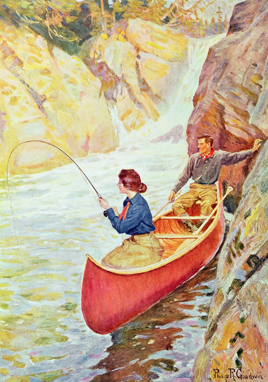 Couple Pêchant près d