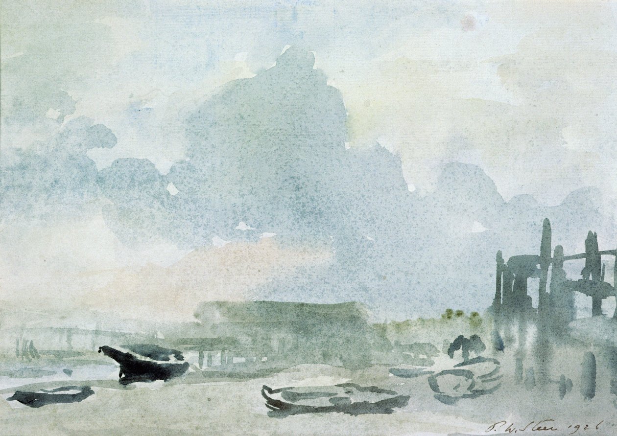 La plage, Shoreham, 1928 - Philip Wilson Steer