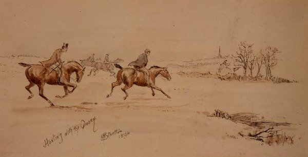 Chasse avec le Quorn - Philip Eustace Stretton