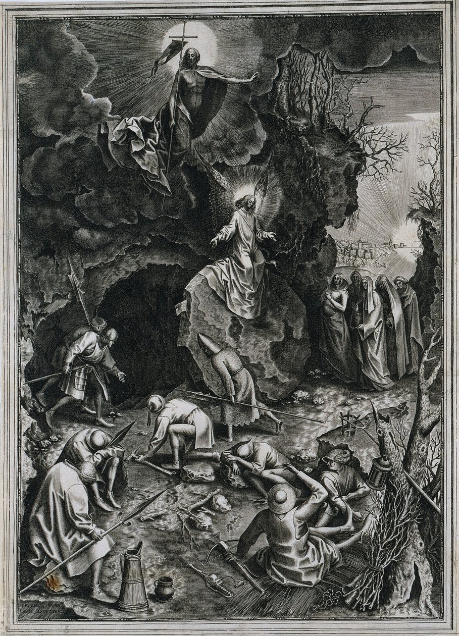 La Résurrection du Christ, vers 1562 - Philip Galle