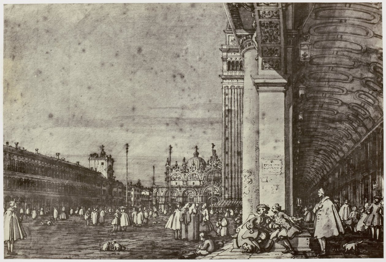 Canaletto, Piazza di San Marco - Philip Henry Delamotte