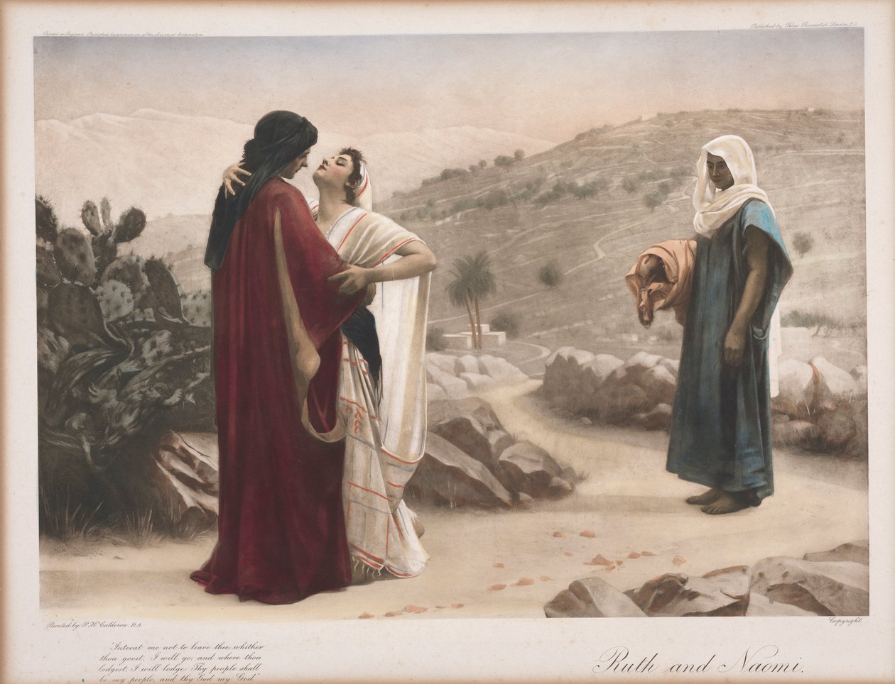 Ruth et Naomi - Philip Hermogenes Calderon