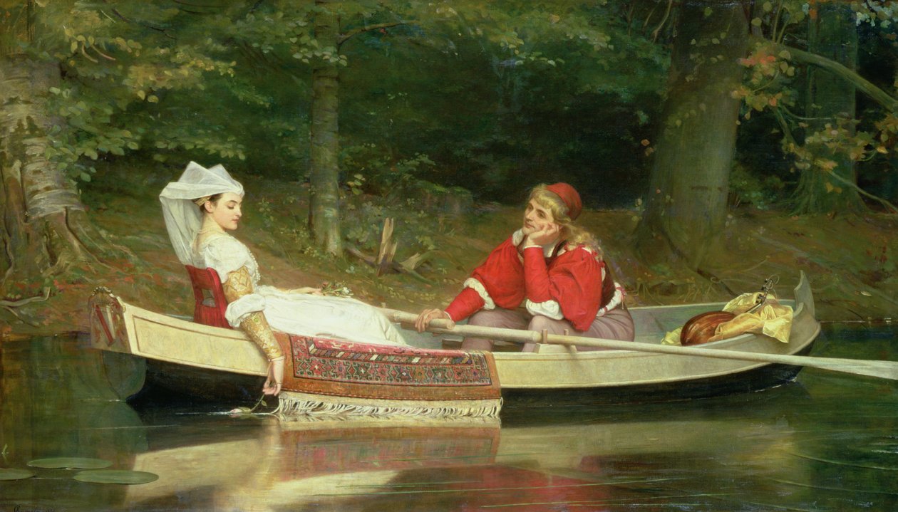Avec la rivière, 1869 - Philip Hermogenes Calderon