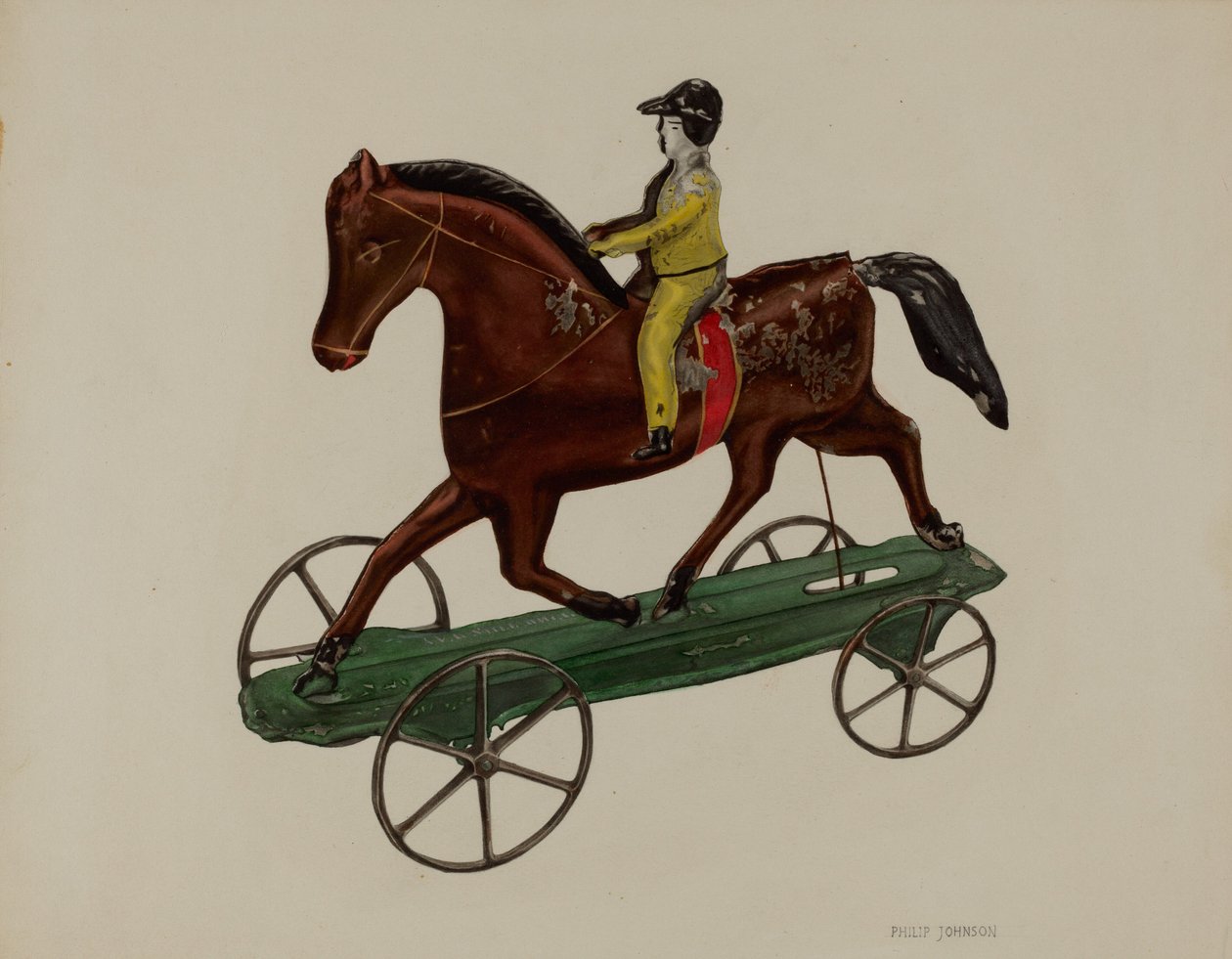 Cheval et cavalier - Philip Johnson