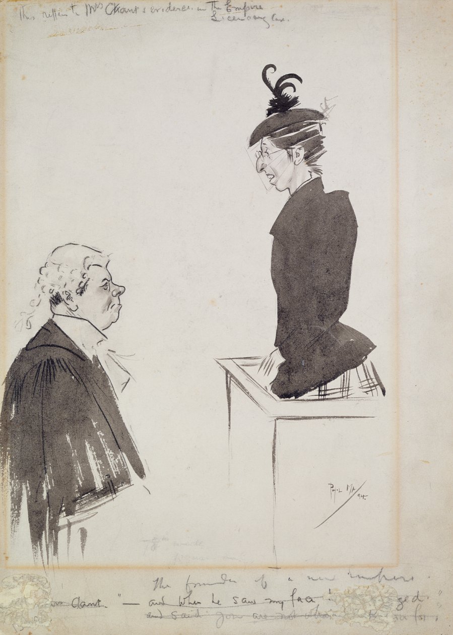 Le Témoin (Mme Chant) - Philip William May