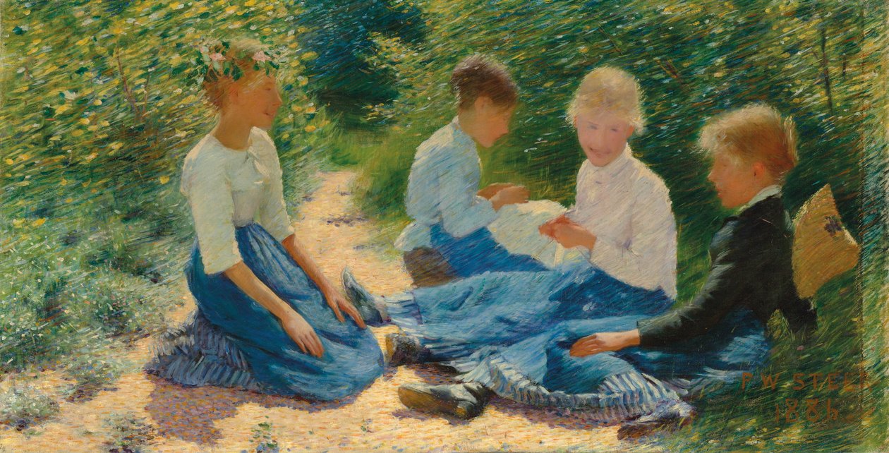 Les Bavardes, 1886 - Philip Wilson Steer