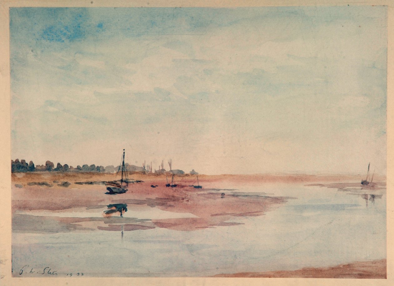 Bateaux de Pêche Échoués, Maldon - Philip Wilson Steer