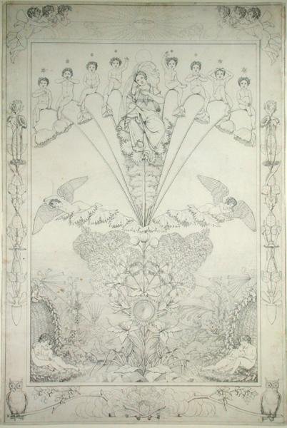 Nuit (ébauche en cuivre), 1803 - Philipp Otto Runge