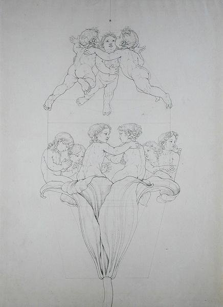 Le Lys lumineux, une étude pour Le Matin - Philipp Otto Runge