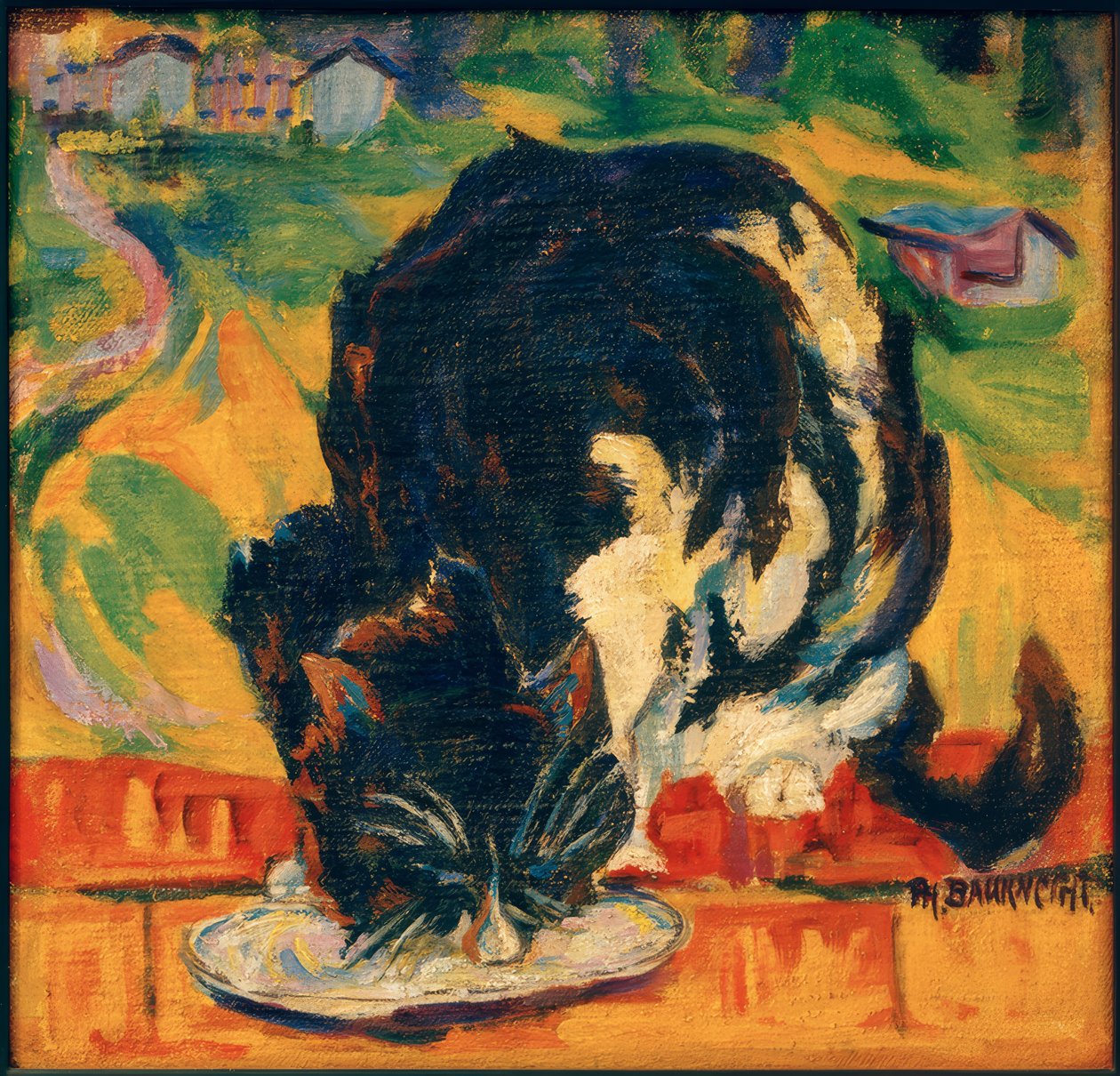 Chat mangeant - Philipp Bauknecht