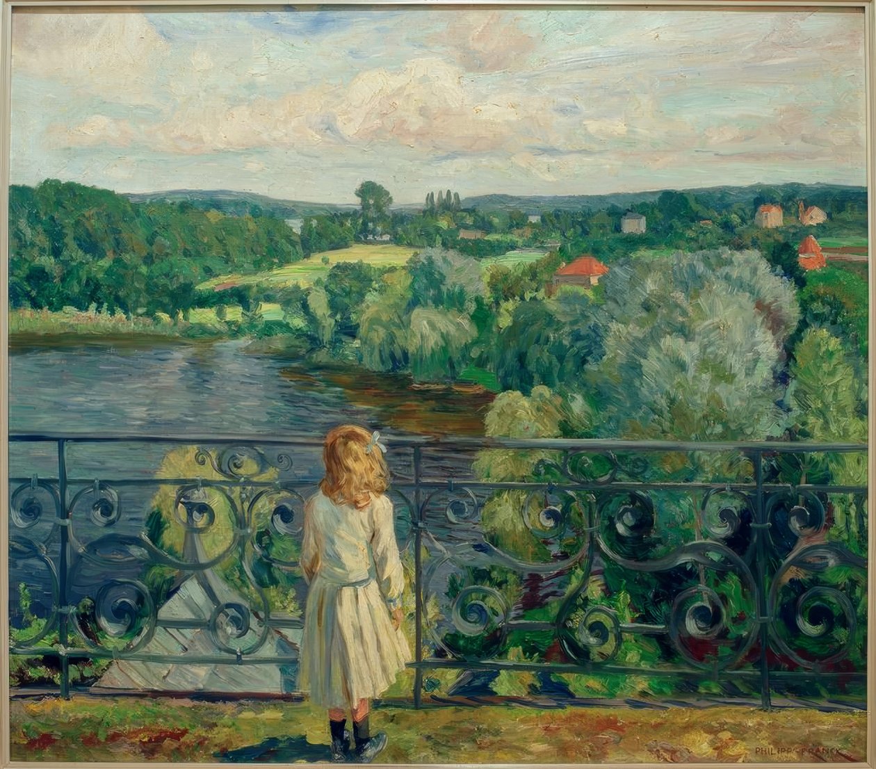 Sur la terrasse - Philipp Franck