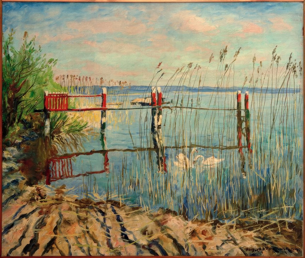 Ponton de baignade au Jungfernsee - Philipp Franck